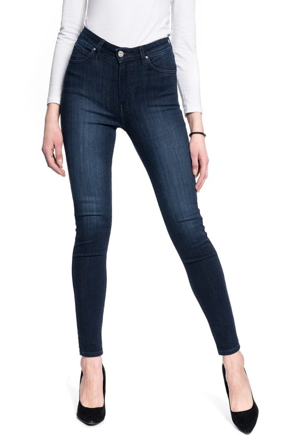 DAMSKIE SPODNIE JEANSOWE LEE Ivy DARK USK L32EKJZP 112107405