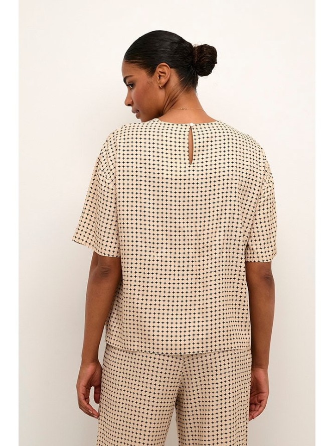 Kaffe Bluzka w kolorze beżowym rozmiar: 38