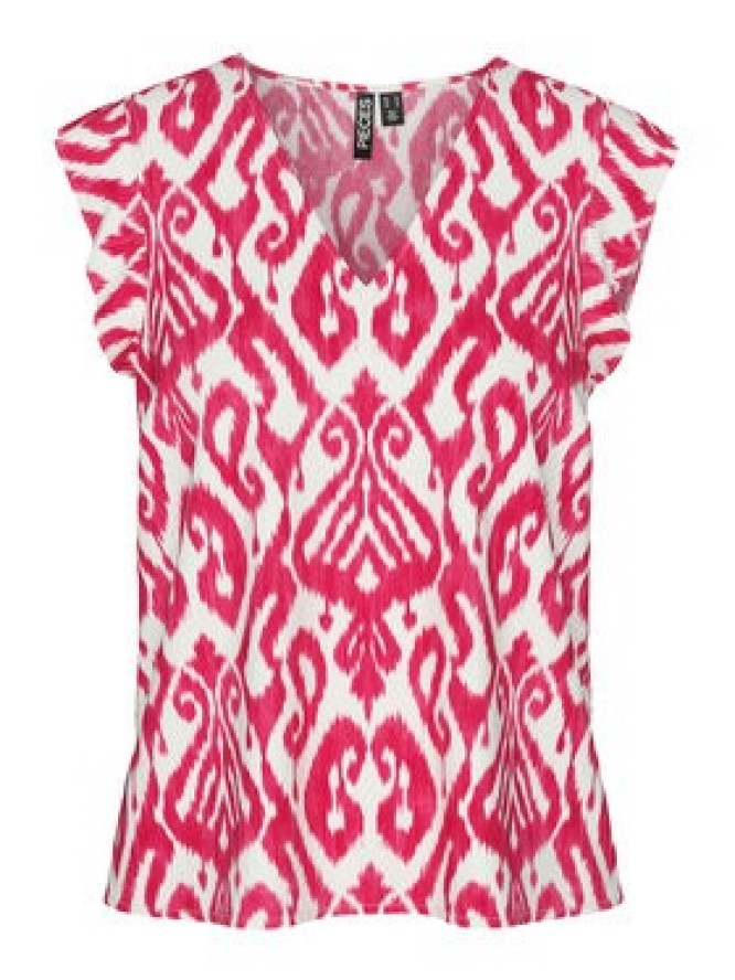 Pieces Bluzka Nya 17147804 Różowy Regular Fit