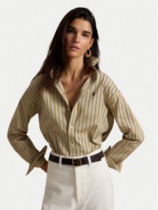 Polo Ralph Lauren Koszula 211910743511 Beżowy Regular Fit