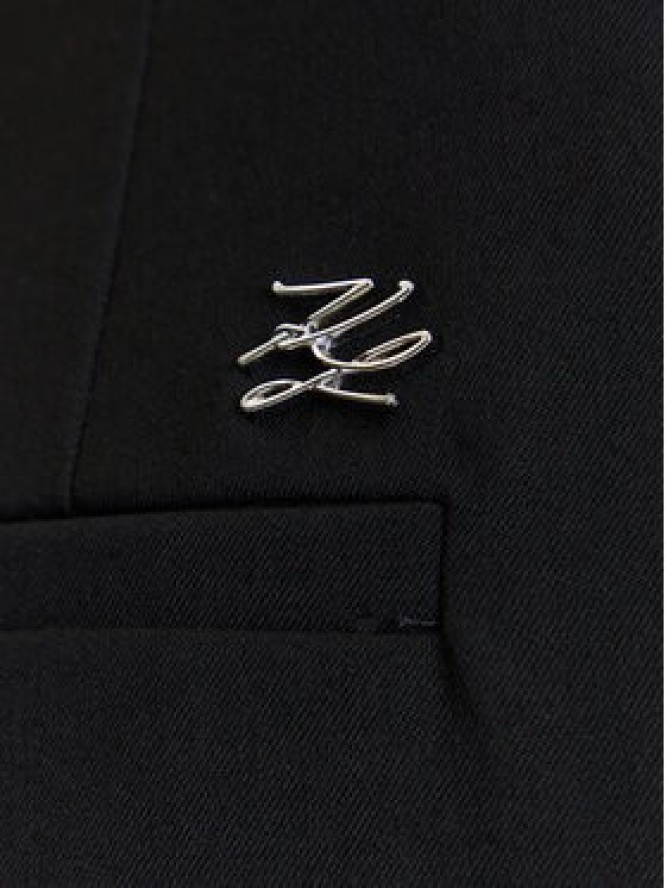 KARL LAGERFELD Spodnie materiałowe A3W10099 Czarny Straight Fit