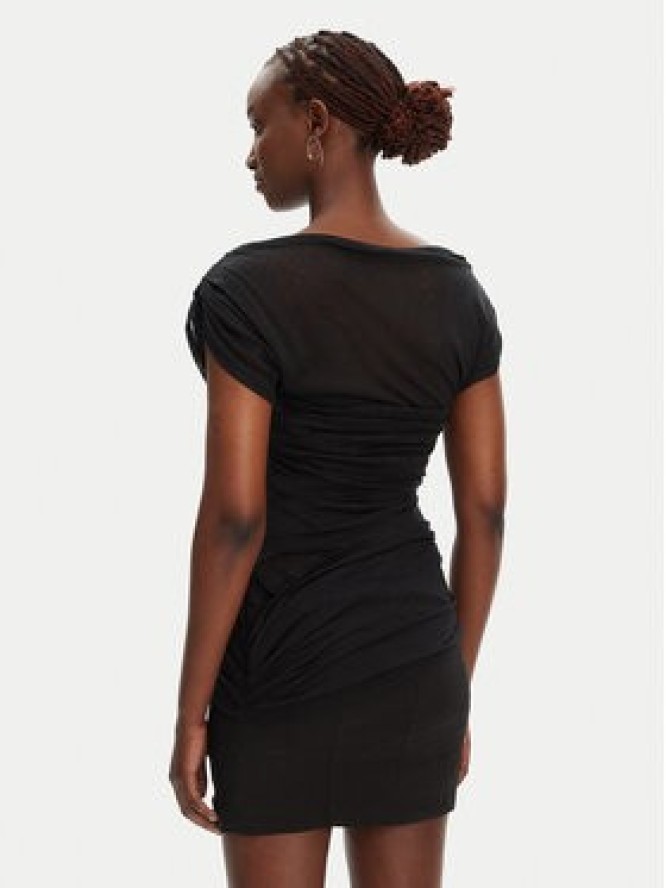 PINKO Sukienka koktajlowa Discoland 104872 A2GF Czarny Slim Fit