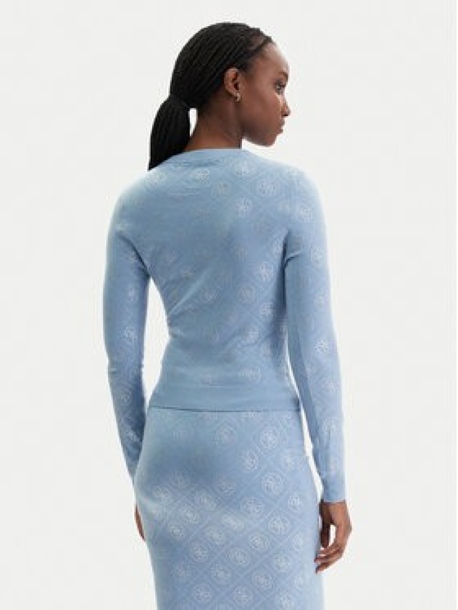 Guess Sweter W6RR66 Z3JD2 Błękitny Regular Fit