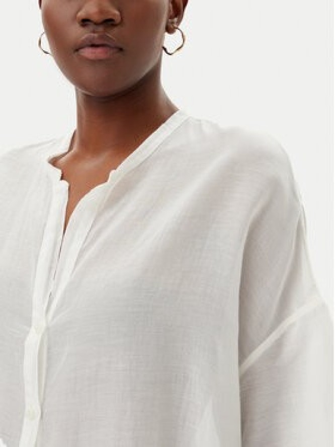 ViCOLO Koszula TD0648 Biały Loose Fit