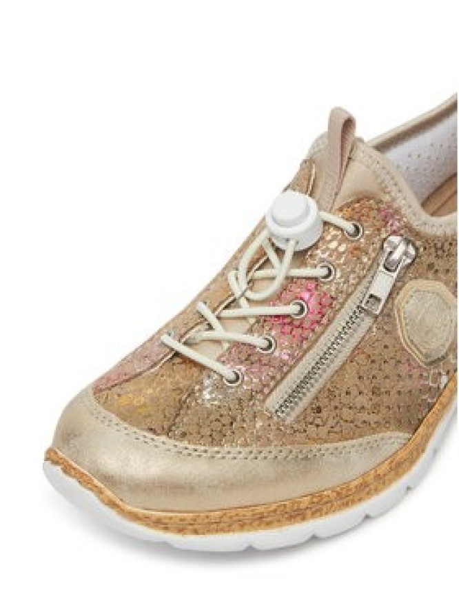Rieker Sneakersy N42V1-92 Beżowy