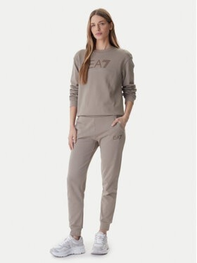 EA7 Emporio Armani Bluza 7W000953 AF15831 Brązowy Regular Fit