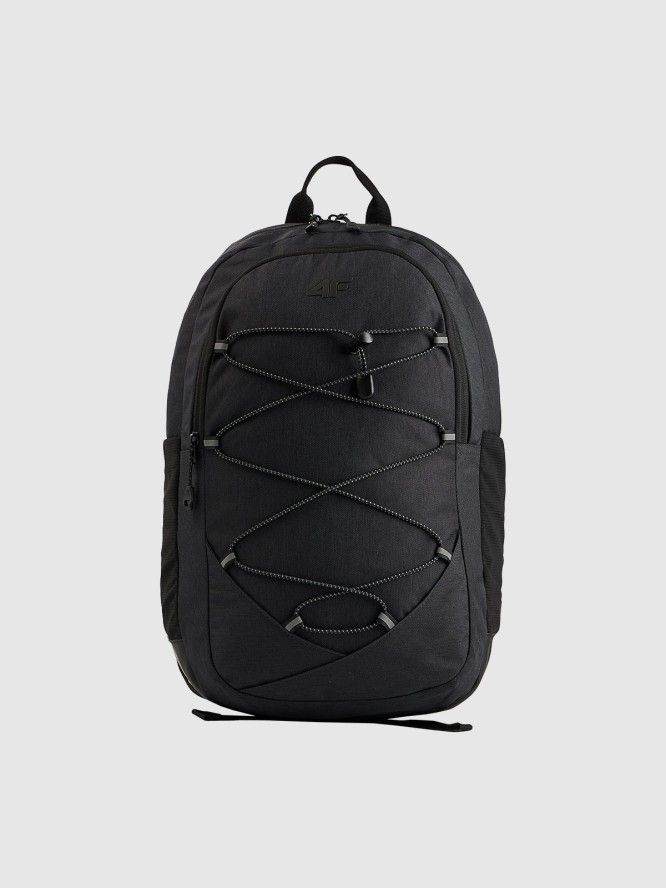 4F Plecak miejski (22 L) z kieszenią na laptop - czarny Uniwersalny