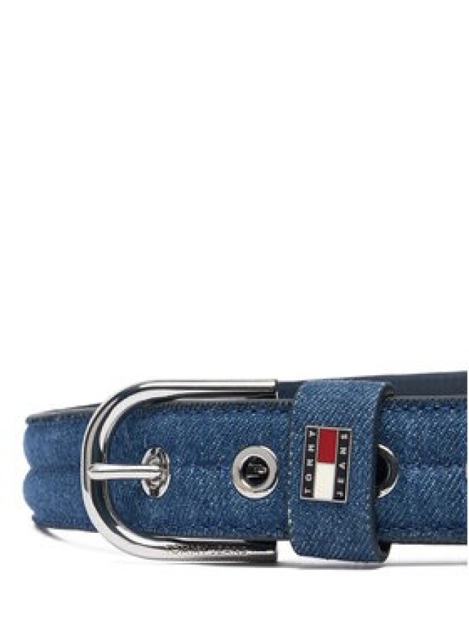 Tommy Jeans Pasek Damski Denim Cool 3.5 AW0AW18046 Niebieski