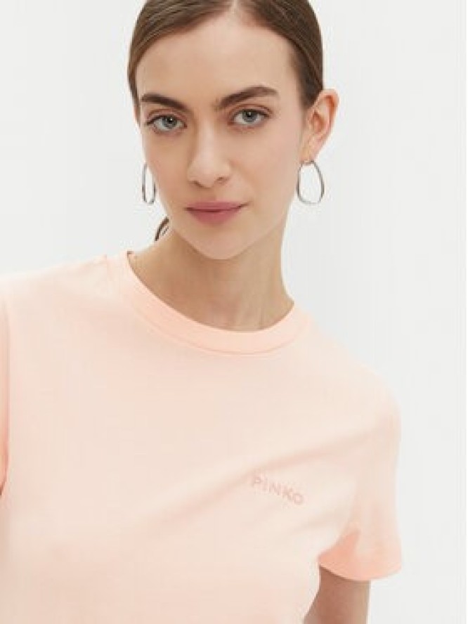 PINKO T-Shirt Start 101752 Różowy Regular Fit