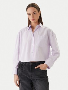 Calvin Klein Jeans Koszula LV047F104G Różowy Relaxed Fit