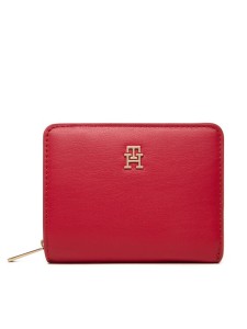 Tommy Hilfiger Portfel Th Icon Med Za Flap AW0AW17742 Czerwony