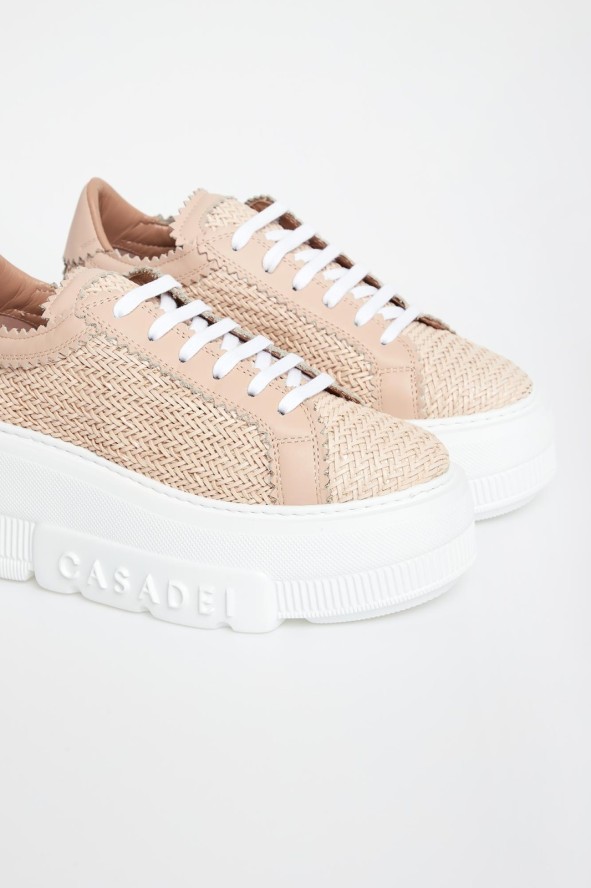 Sneakersy damskie skórzane CASADEI