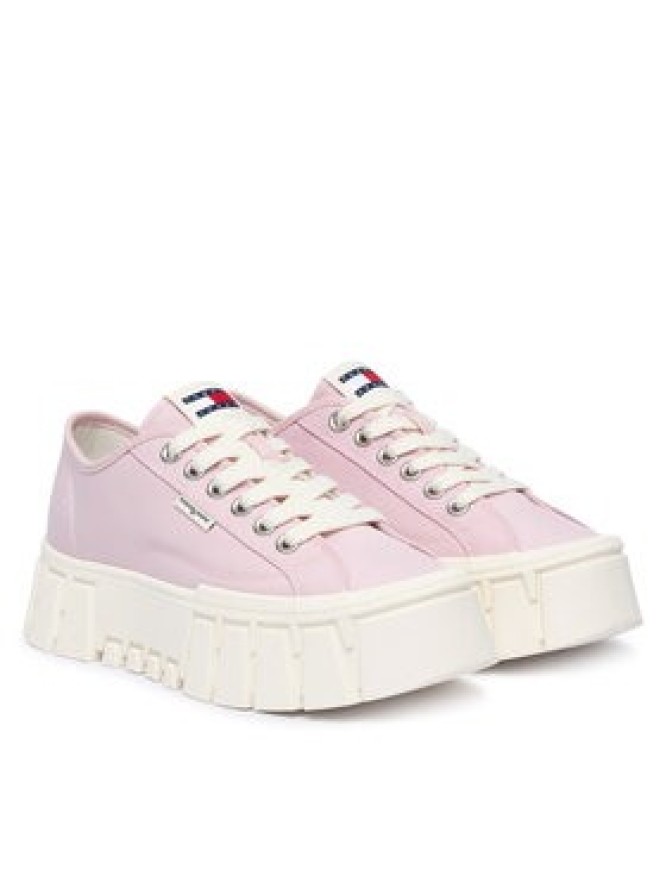 Tommy Jeans Sneakersy Tj Platform Sneaker EN0EN03098 Różowy jasny