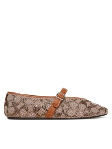 Coach Baleriny Mary Jane CBP01 Brązowy