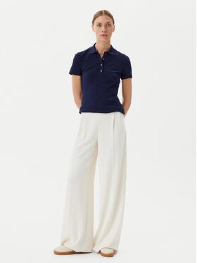 Lacoste Polo PF5462 Granatowy Slim Fit