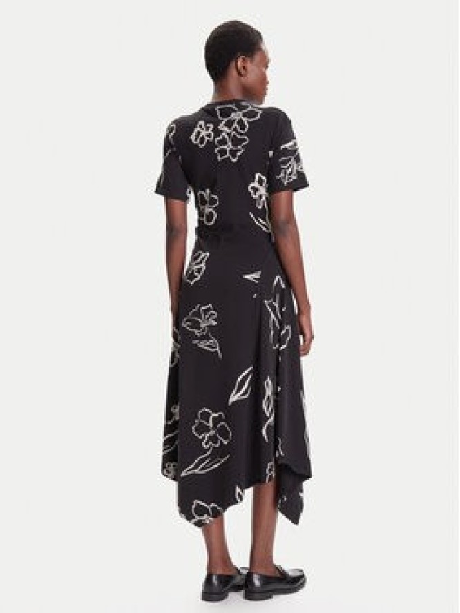 Desigual Sukienka codzienna Calma 25WWVK44 Czarny Regular Fit