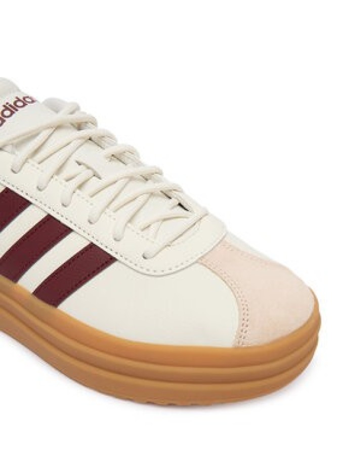adidas Sneakersy Vl Court Bold Shoes JQ5642 Beżowy jasny