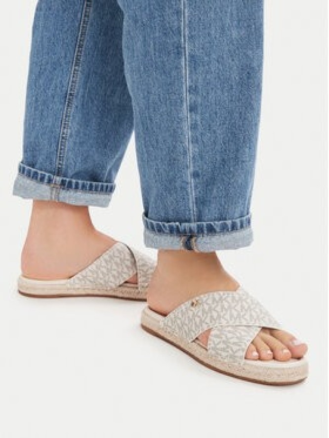 MICHAEL Michael Kors Espadryle Kenzie 40R6KZFS1B Kremowy