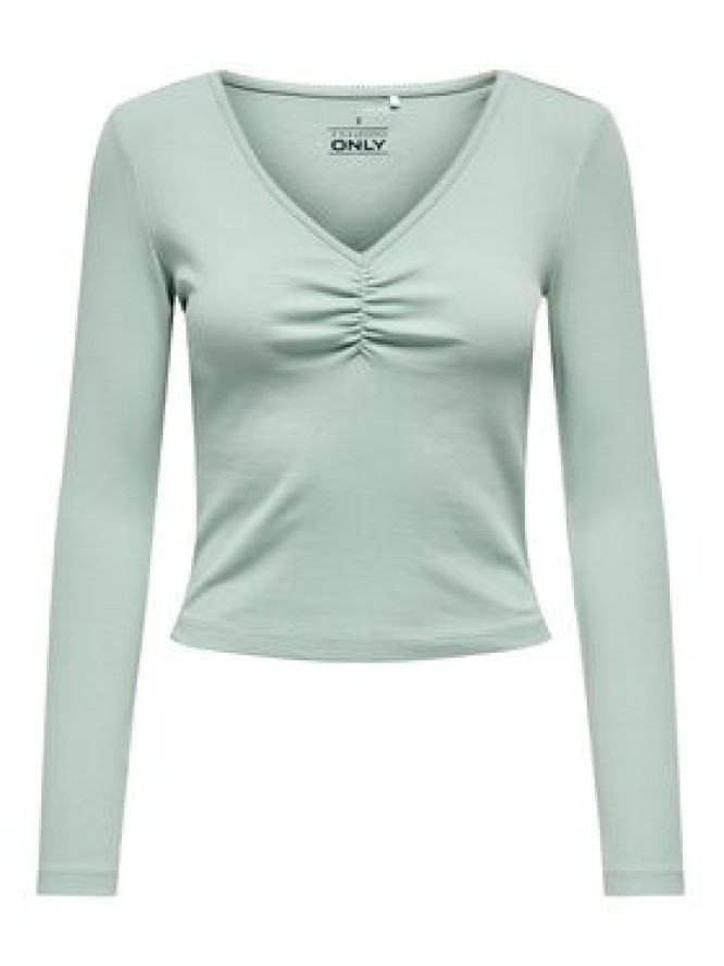 ONLY Bluzka Betty 15365756 Zielony Standard Fit