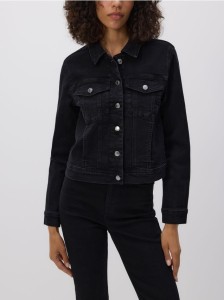 Jeansowa kurtka - czarny