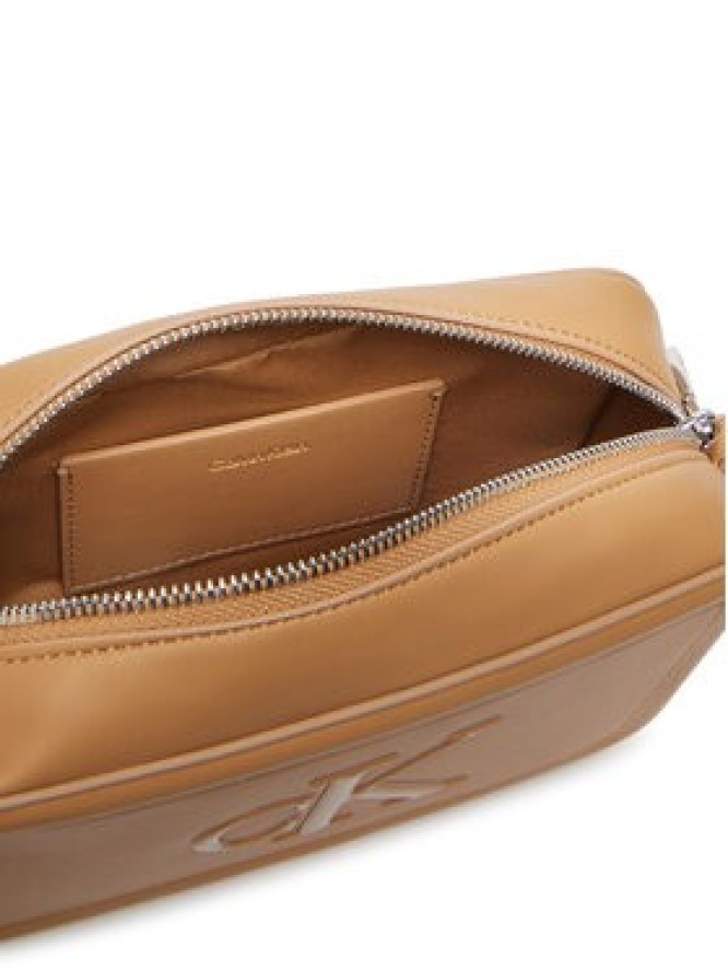 Calvin Klein Torebka Bold Ck Camera Bag LV04F3220G Beżowy