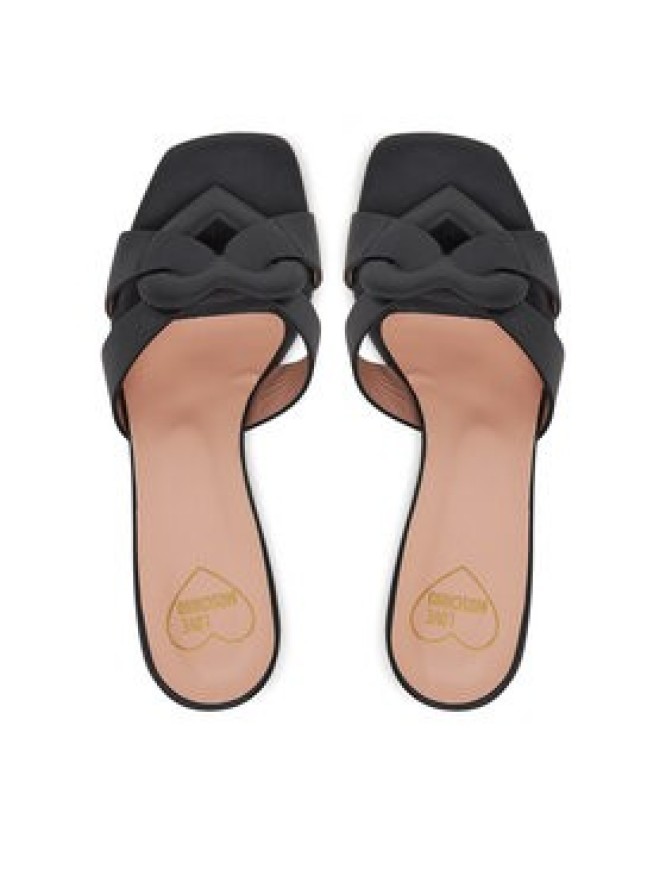 LOVE MOSCHINO Klapki JA28065G1MIA0000 Czarny