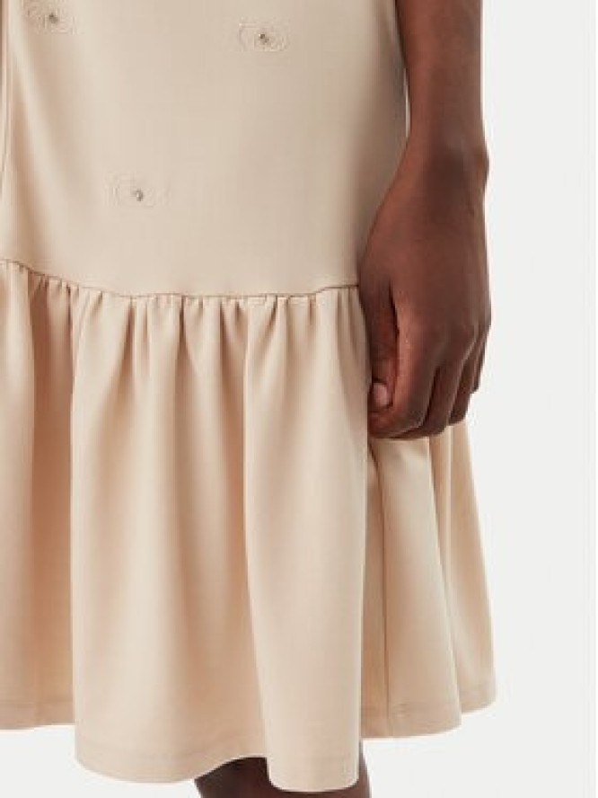 Liu Jo Sport Sukienka koszulowa TA5191 J5942 Beżowy Regular Fit