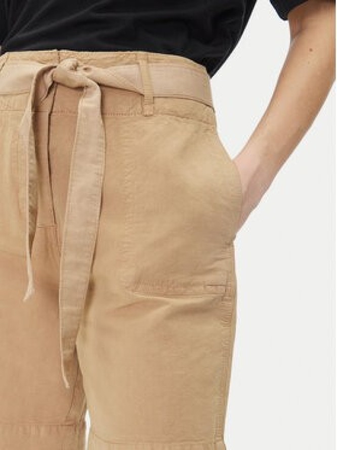 Napapijri Szorty materiałowe N Nice W NP0A4IEX Beżowy Loose Fit