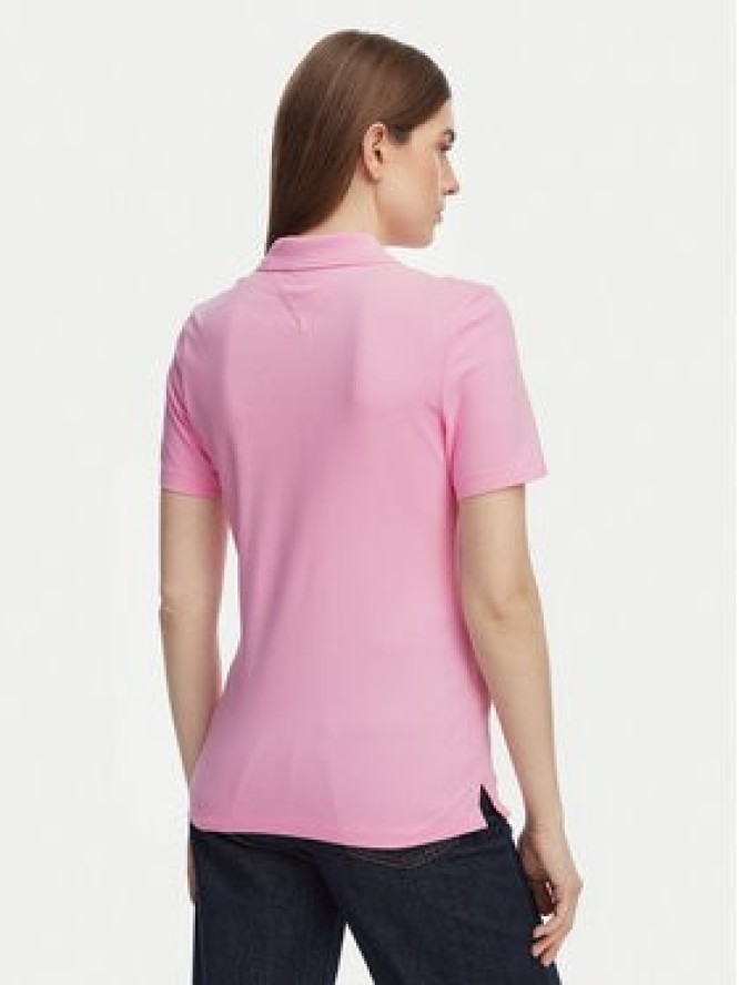 Tommy Hilfiger Polo 1985 WW0WW43225 Różowy jasny Slim Fit