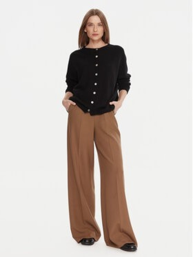 Kontatto Kardigan 3M0978C Czarny Relaxed Fit