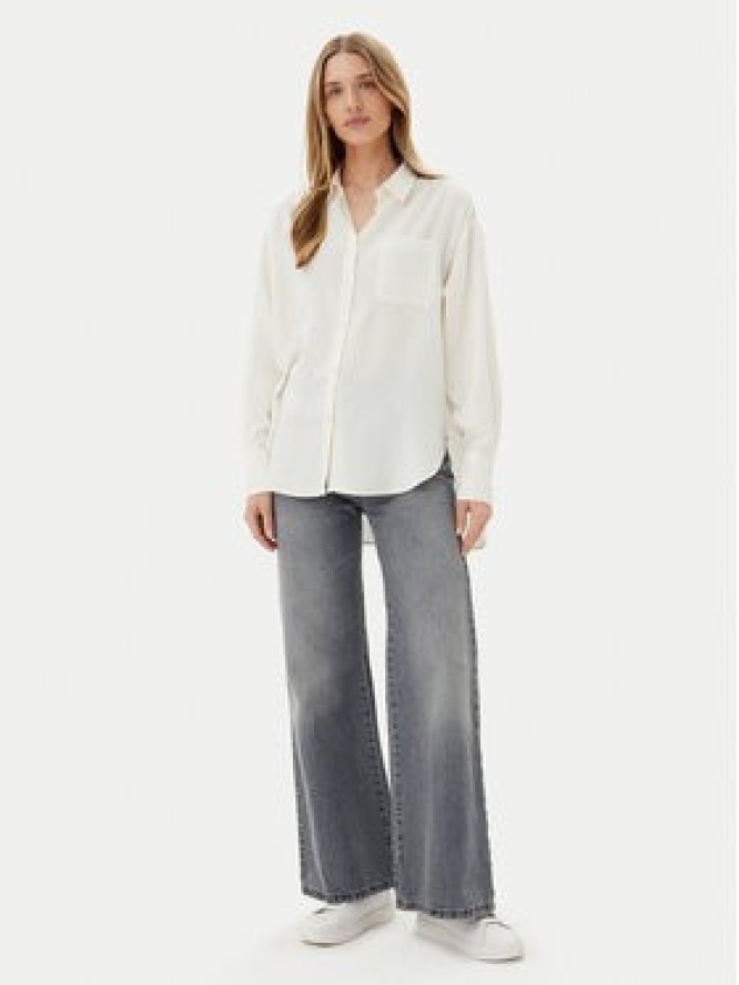 JJXX Koszula Jamie 12269668 Biały Oversize