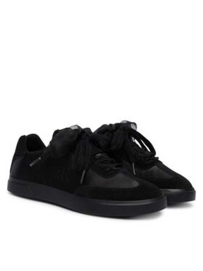 Calvin Klein Sneakersy Low Pro Cupsole Wt Satin Mix HW0HW03288 Czarny