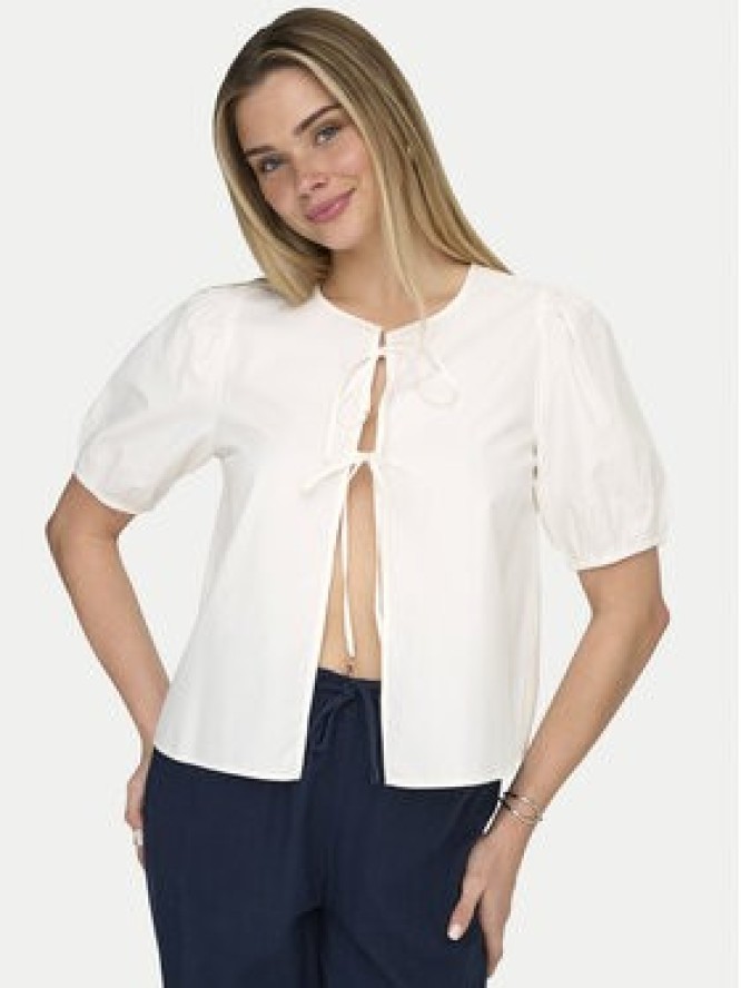 ONLY Bluzka Jenna 15368592 Kremowy Regular Fit