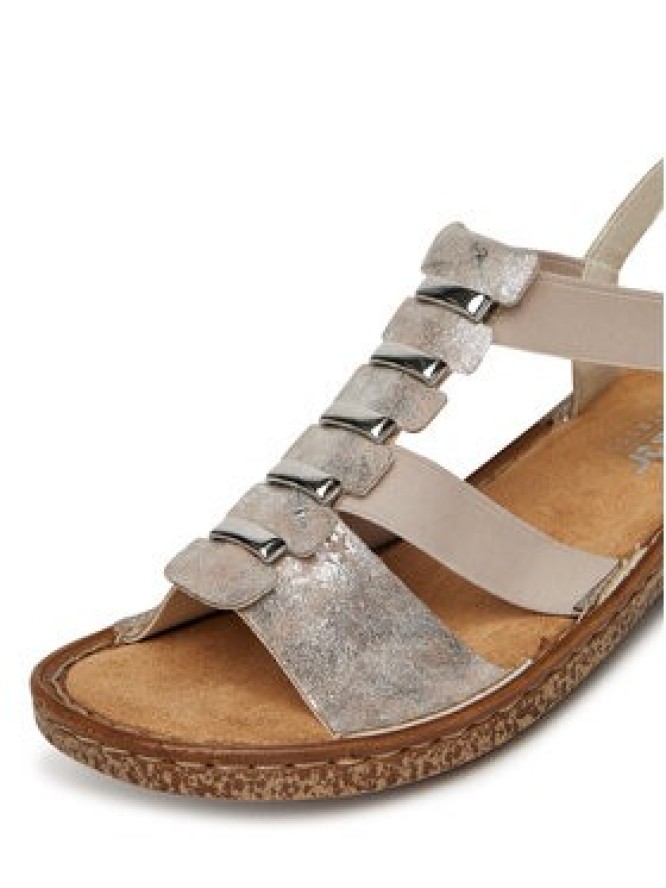 Rieker Sandały CEO-62850-90 Szary