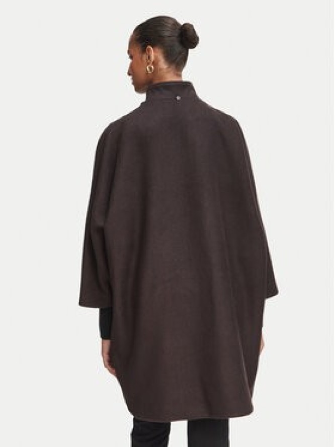 Rinascimento Płaszcz przejściowy CFC0130344003 Brązowy ciemny Oversize