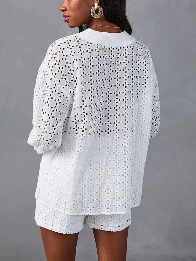 Milan Kiss Bluzka w kolorze białym rozmiar: M