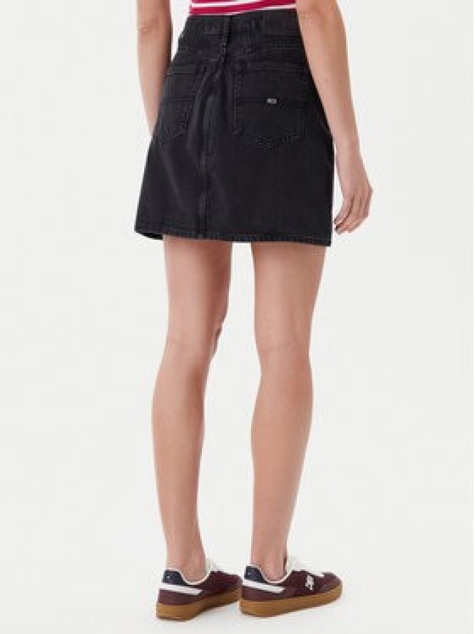 Tommy Jeans Spódnica jeansowa DW0DW21275 Czarny Mom Fit
