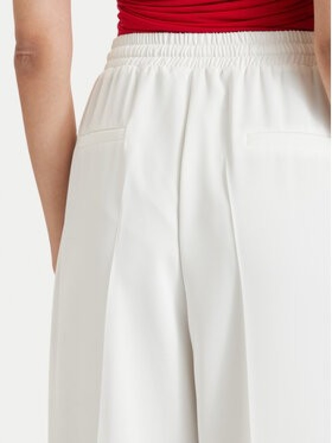 ACCESS FASHION Spodnie materiałowe 63-5101-183 Biały Regular Fit