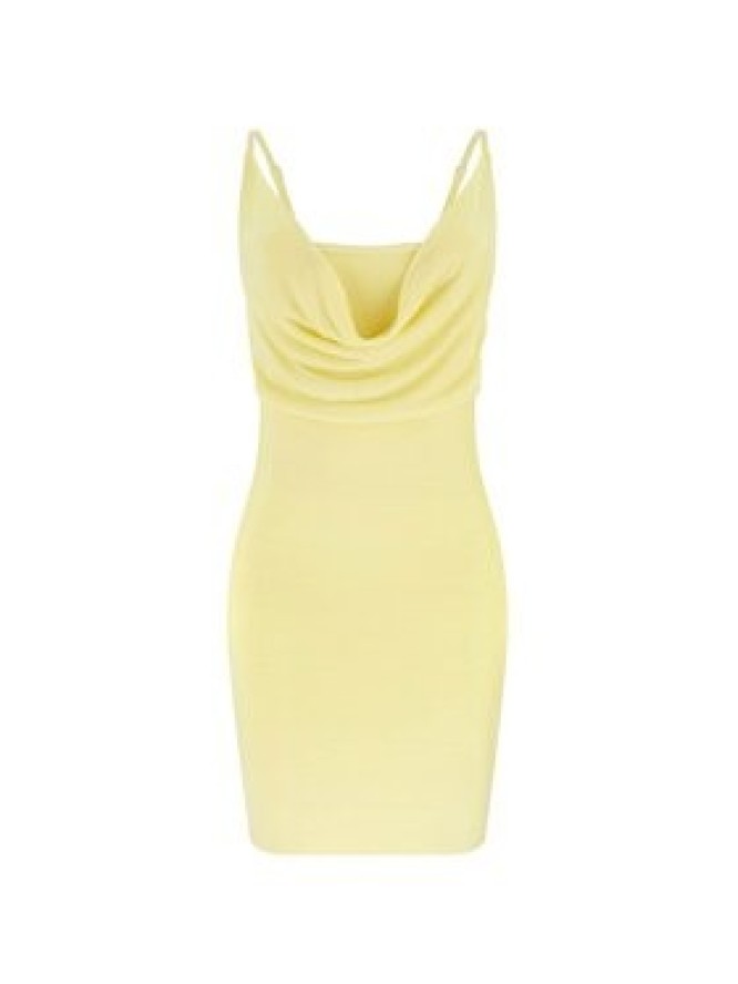 Guess Sukienka codzienna 181217 Żółty Classic Fit