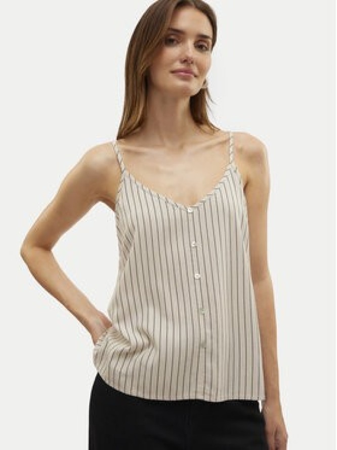 Vero Moda Top Mymilo 10303690 Beżowy Regular Fit