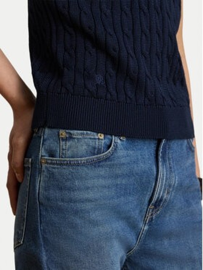 LAUREN RALPH LAUREN Polo 200P14041003 Granatowy Regular Fit