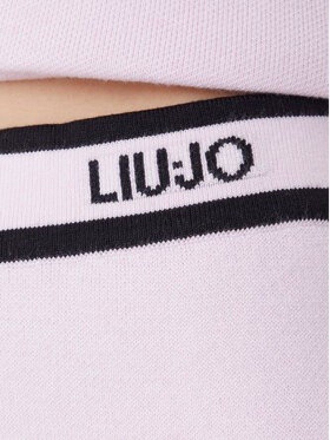 Liu Jo Sport Spodnie dzianinowe TF5252 MS59L Różowy Relaxed Fit