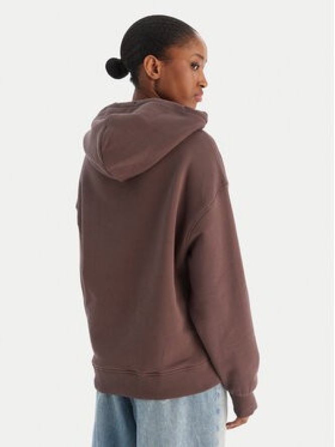 Tommy Jeans Bluza Badge DW0DW19414 Brązowy Boxy Fit