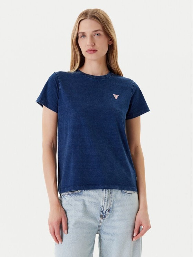 Guess Jeans T-Shirt W5YI22 KCTL1 Granatowy Regular Fit