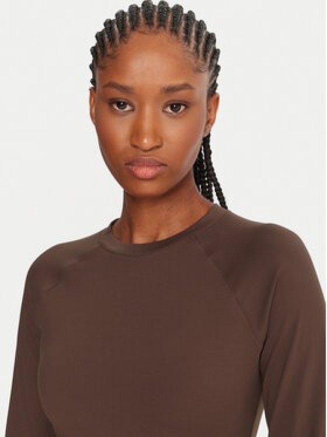 Reebok Koszulka techniczna Reebok X Ewa Chodakowska RK25316CCW Brązowy Slim Fit