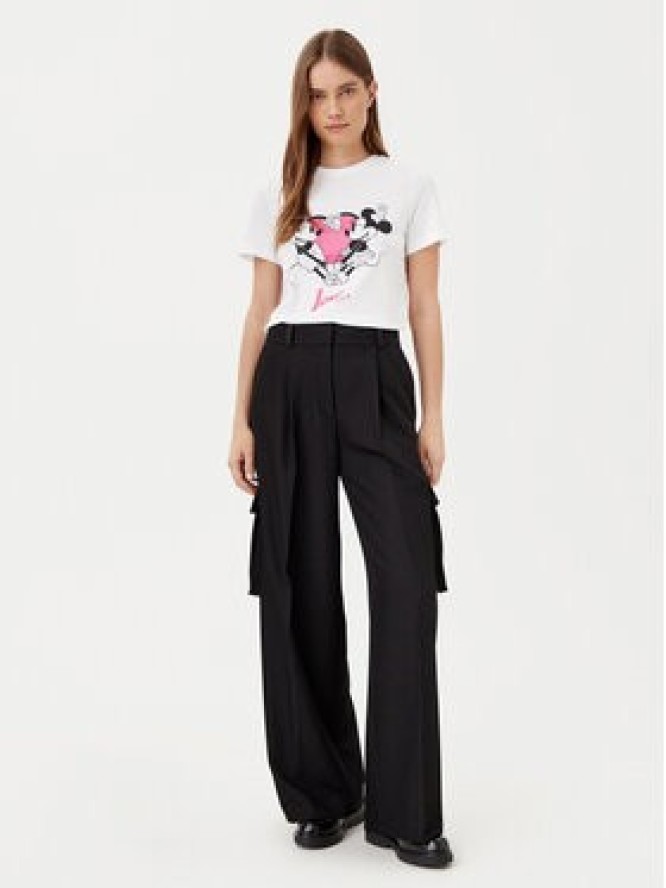 ONLY T-Shirt Mickey 15317991 Biały Regular Fit