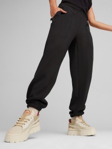 Puma Spodnie dresowe "Infuse" w kolorze czarnym rozmiar: M