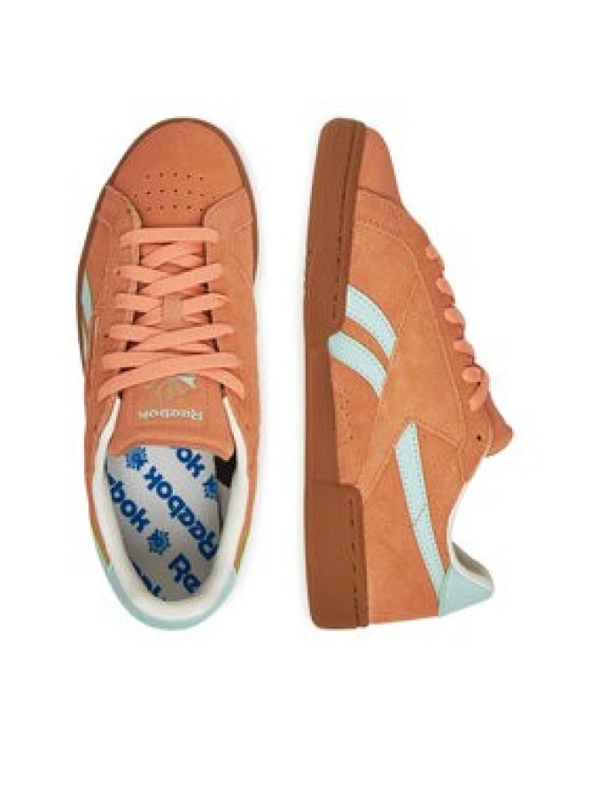 Reebok Sneakersy CLUB C GROUNDS UK 100220815 Pomarańczowy