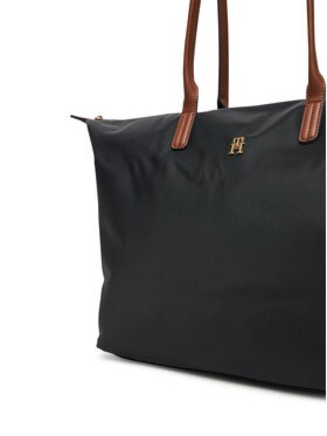 Tommy Hilfiger Torebka Popette Maxi Tote AW0AW17996 Czarny