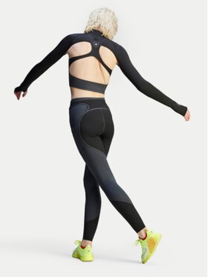adidas by Stella McCartney Legginsy Two-tone JM0302 Czarny Slim Fit